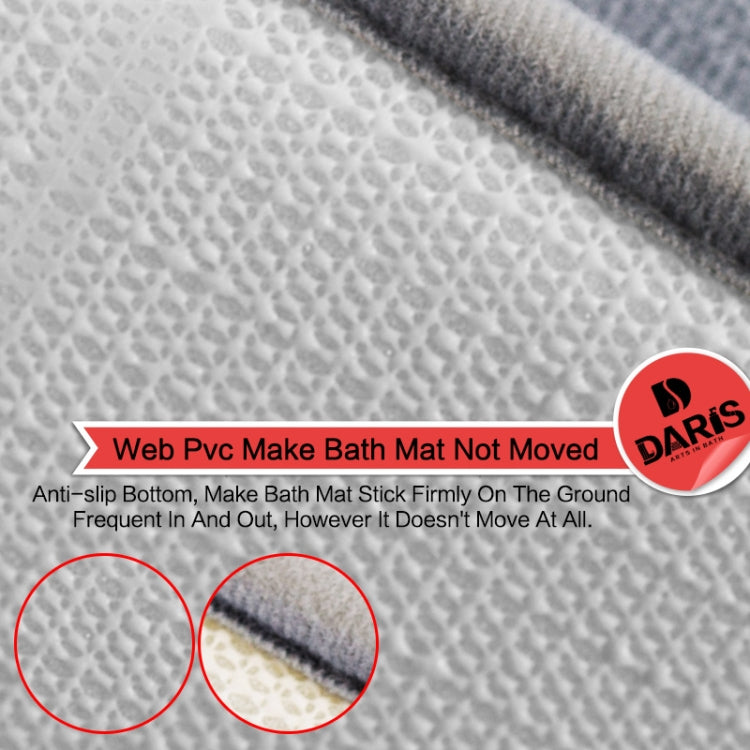 Non Slip Water Absorption Rug Bathroom Mat Shaggy Memory Foam Kitchen Door Floor Mat, 40X60CM, 50X80CM, 50X90CM