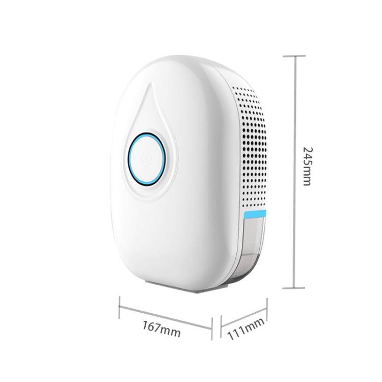 GZ-1901 Semiconductor Mini Dehumidifier Household Small Dehumidifier Bedroom Dehumidifier Moisture Absorber, EU Plug, UK Plug