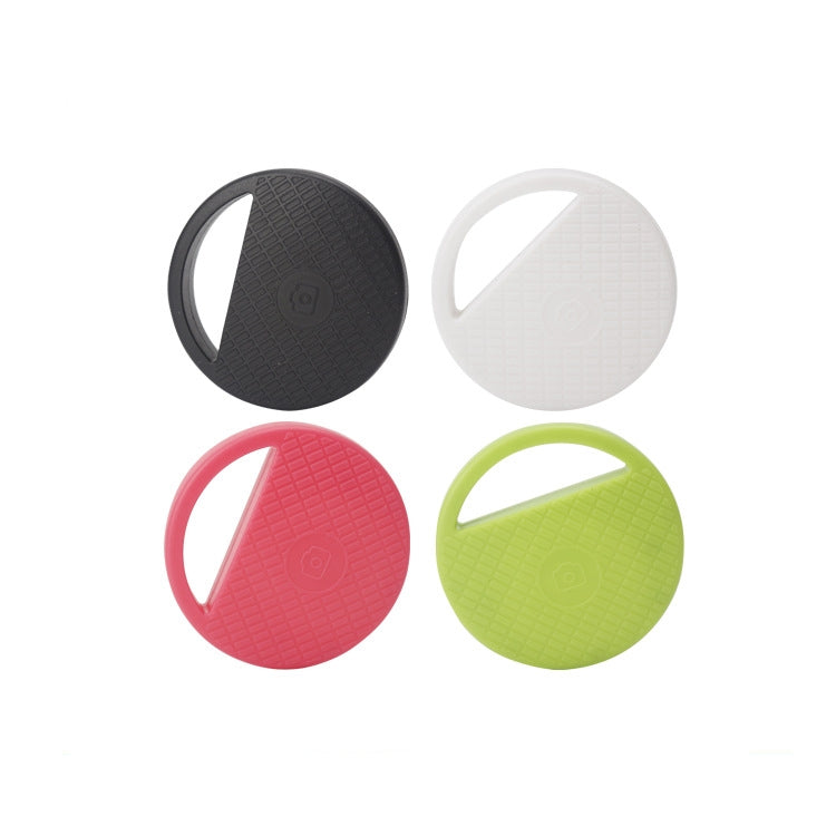 HYC-S9 2 PCS Round Bluetooth Object Finder Mobile Phone Tracking Locator Anti-Lost Two-Way Alarm(Pink)