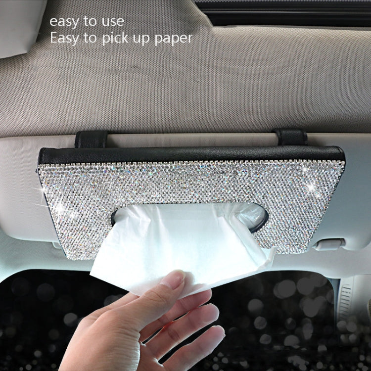Car Tissue Box Car Hanging Sun Visor Pumping Box