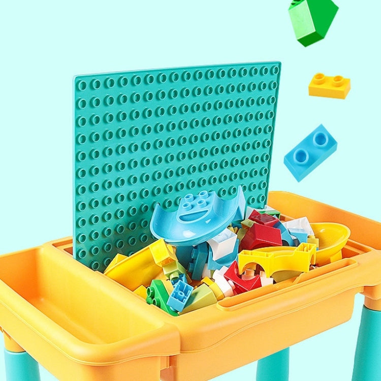 Multifunctional Building Table Learning Toy Puzzle Assembling Toy For Children, Style:, Table + Chair + 101 Blocks, Table + Chair + 83 Blocks, Table +76 Blocks, 76 Blocks, Small Table + 76 Blocks, 300 Small Blocks, 500 Small Blocks