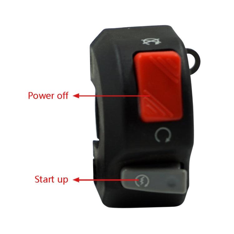 2 PCS Motorcycle Modified Faucet Extinguished Start Switch, Faucet Extinguished Start Switch