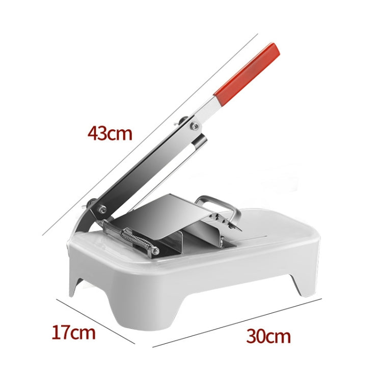 Lamb Slicer Household Manual Vegetable Cutter Meat Slicer, White