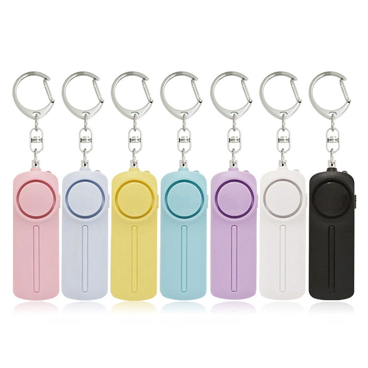 AF-9400 130dB Personal Alarm Pull Ring Women Self-Defense Keychain Alarm(White)