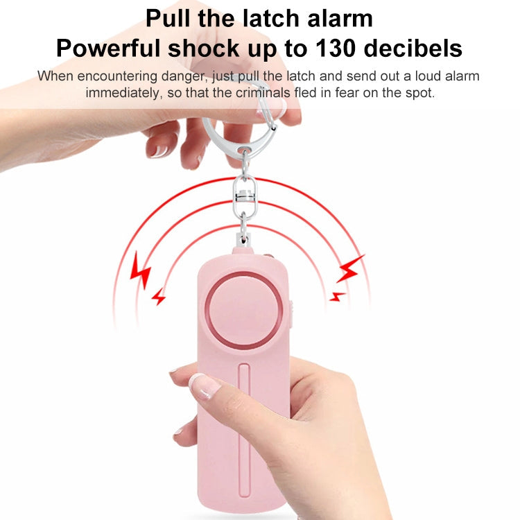 AF-9400 130dB Personal Alarm Pull Ring Women Self-Defense Keychain Alarm(Blue)