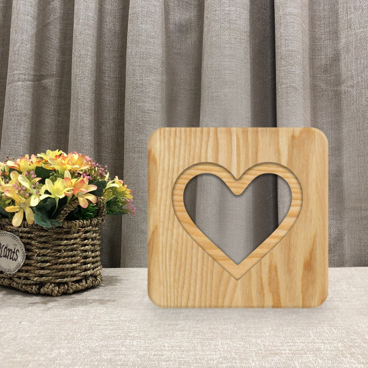 FS-T2158W Romantic Valentine Birthday Gift Wooden Night Light Home Decoration Decoration, Valentine