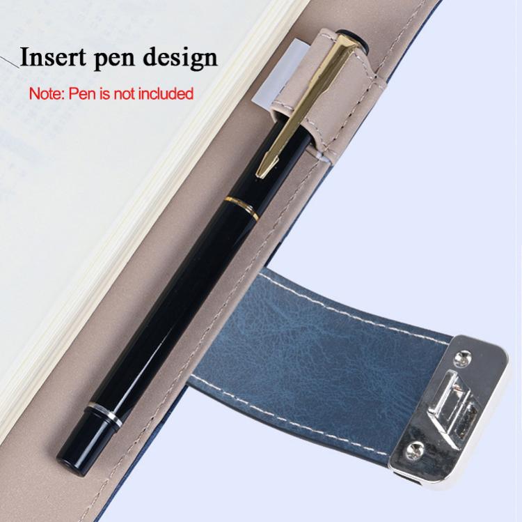 A5 Multi-Function Fingerprint Unlocking Notebook Can Record 10 Fingerprints, Fingerprint Lock + 16G U Disk, Only With Fingerprint Lock