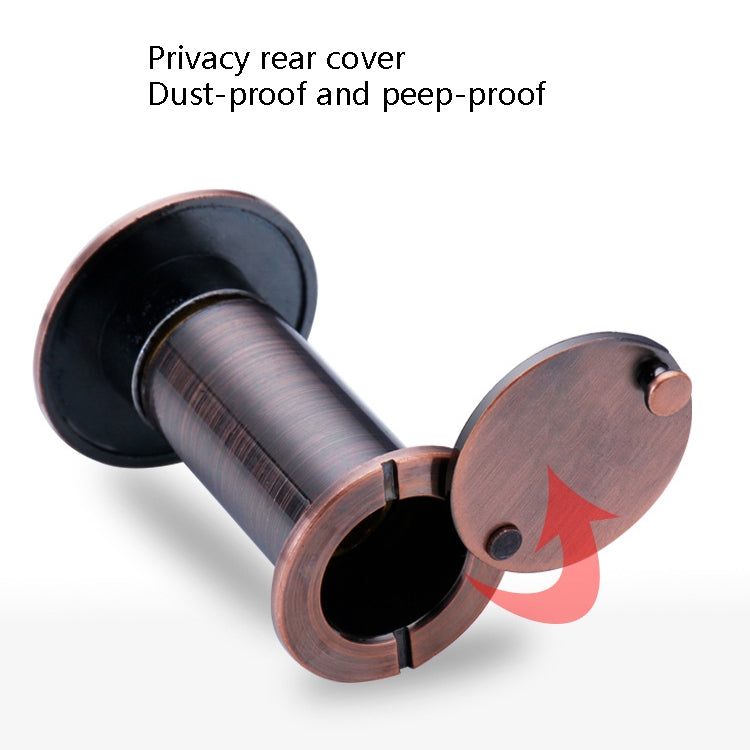 2 PCS Security Door Cat Eye HD Glass Lens 200 Degrees Wide-Angle Anti-Tiny Hotel Door Eye, Specification: 16mm Bright Gold
