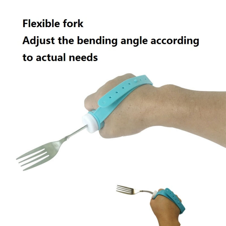 304 Stainless Steel Bendable Self-Service Fork For The Disabled & Elderly, Fork