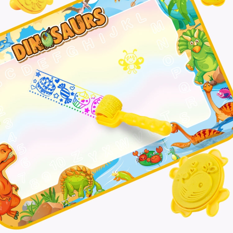 Children Luminous Magic Graffiti Water Drawing Mat, Size: 100 x 70cm, Style:, 2 Pens Set, Complete Set