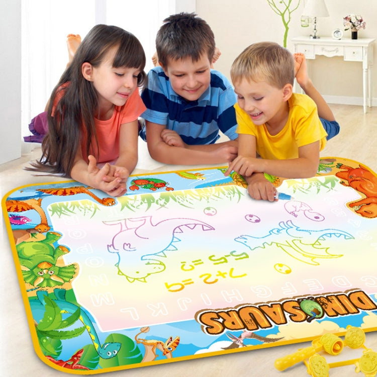 Children Luminous Magic Graffiti Water Drawing Mat, Size: 100 x 70cm, Style:, 2 Pens Set, Complete Set