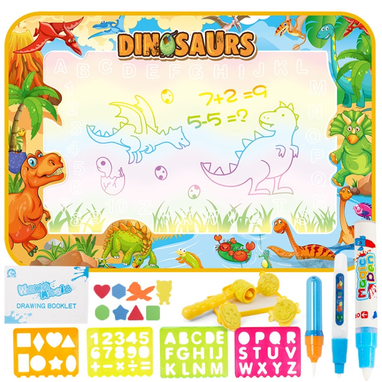 Children Luminous Magic Graffiti Water Drawing Mat, Size: 100 x 70cm, Style:, 2 Pens Set, Complete Set