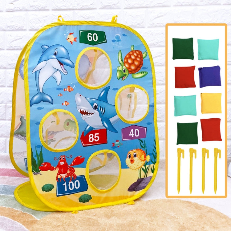 Children Folding Dinosaur Ocean Throwing Sandbags Tent Toy, Throwing Sandbags Tent Toy
