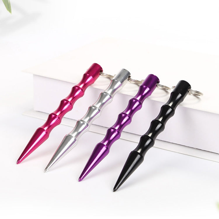Outdoor Anti-Wolf Supplies Equipment Pen Stick With Key Ring(Red)