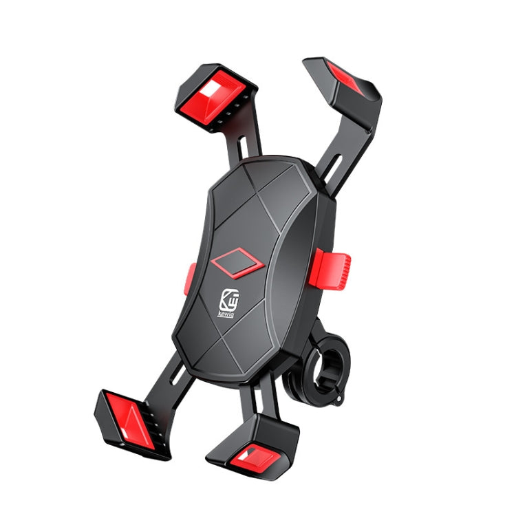 Kewig Reflection To Fall Shockproof Bicycle Bracket Motorcycle Four-Claw Mobile Phone Holder, M113-A