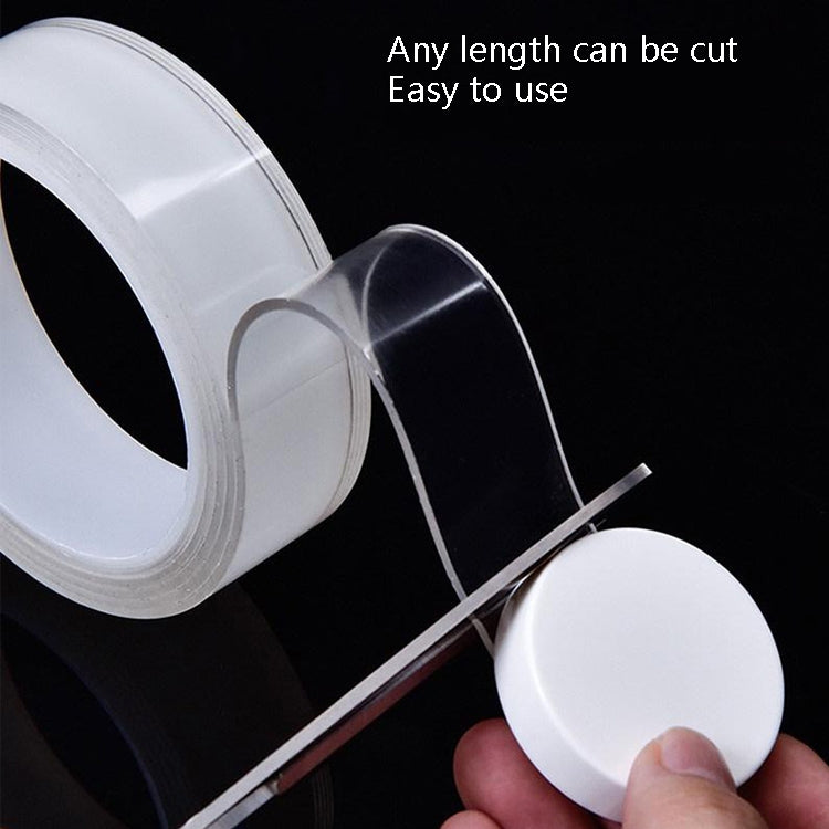Transparent Double-Sided Adhesive Nanotic Tape Water Washing Non-Trace Tape, 1x30x1000mm, 1x30x2000mm, 1x30x3000mm, 1x30x5000mm, 2x30x1000mm, 2x30x2000mm, 2mm x 3cm x 3m, 2x30x5000mm