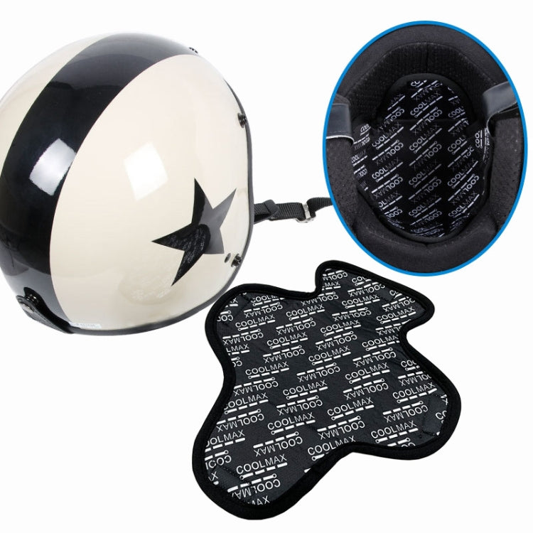 MTTD1028 Riding Breathable Quick-Drying Absorb Sweat Sponge Pad Removable Motorcycle Helmet Pad, One Size