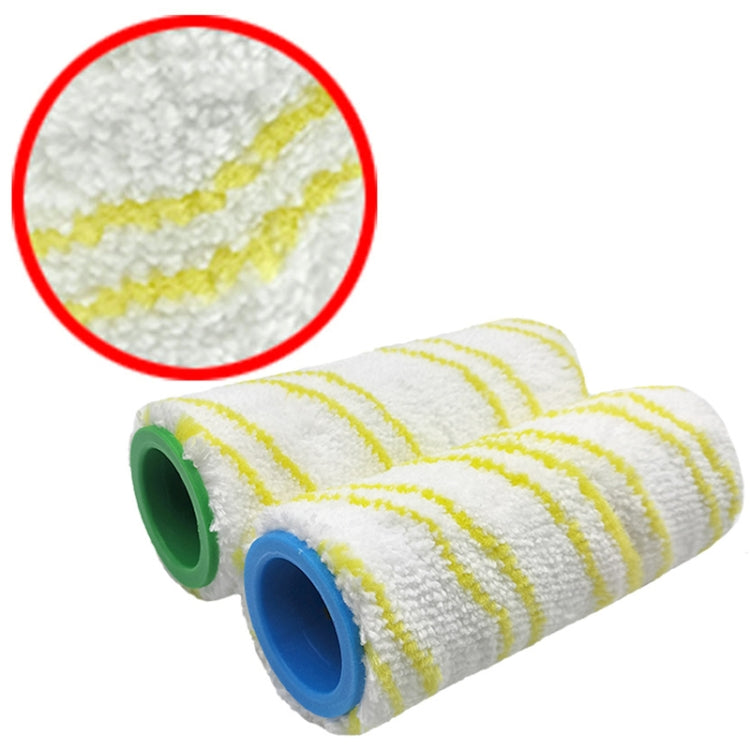 1 Pair HJ-PJ-0118 Washing Machine Accessories Cleaning Brush Roller Set For Ka/Rcher FC3D FC5