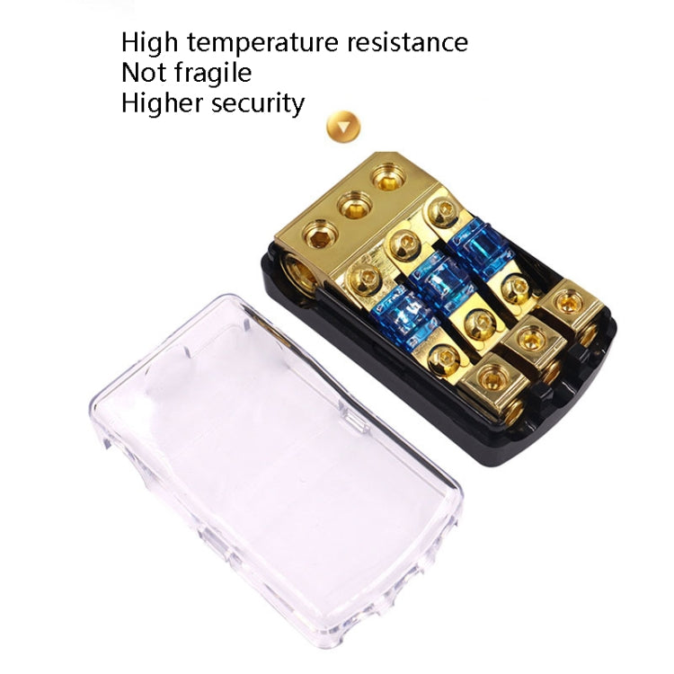 Car Audio Modification Fuse Holder Fuse Liner Fuse Splitter, 1 In 2 Out, 1 In 3 Out, 1 In 4 Out