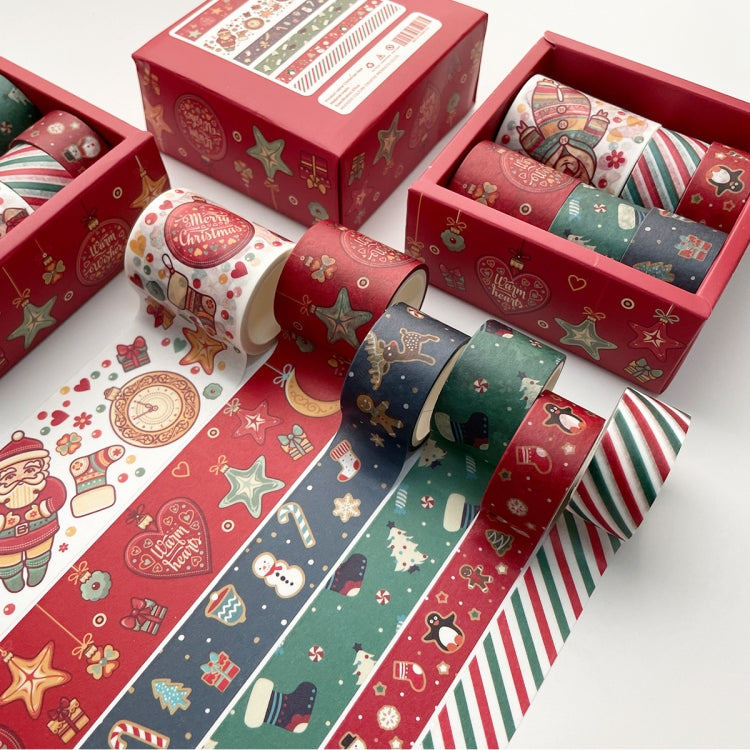Boxed Christmas Pocket Tape Decoration Material