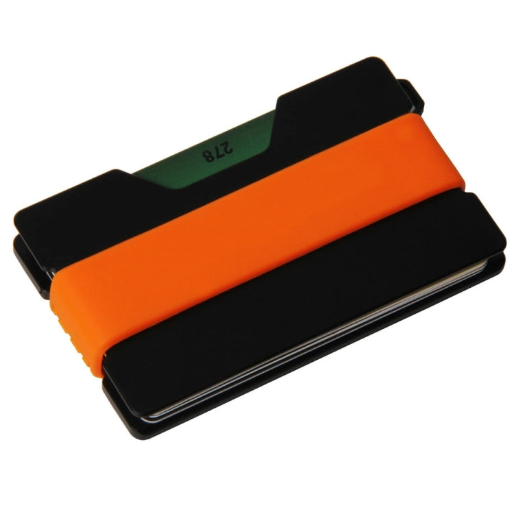 Aluminum Alloy RFID Card Holder Anti-Theft EDC Wallet Coin Storage Box Key Card Holder, Red, Blue, Black, Brown, Orange, Grey, Red Main Body, Blue Main Body, Gray Main Body