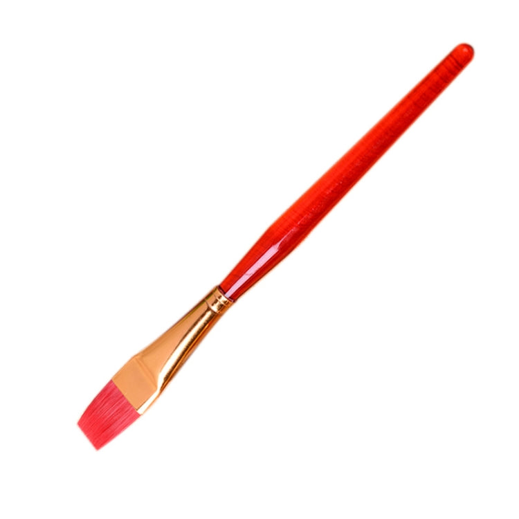 Zhu Ting Color Plastic Rod Children Paint Brush Set Gouache Watercolor Paint Brush Set, 6pcs/Set