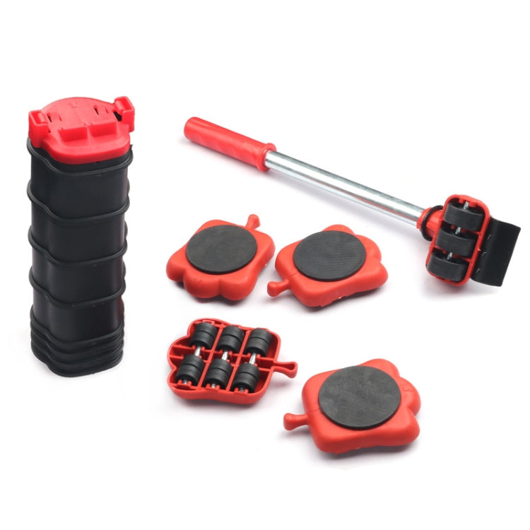 Mover Adjustable Height Moving Tool Set With Pry Type Heavy Furniture Moving Roller, 13 PCS / Set, 5 PCS / Set