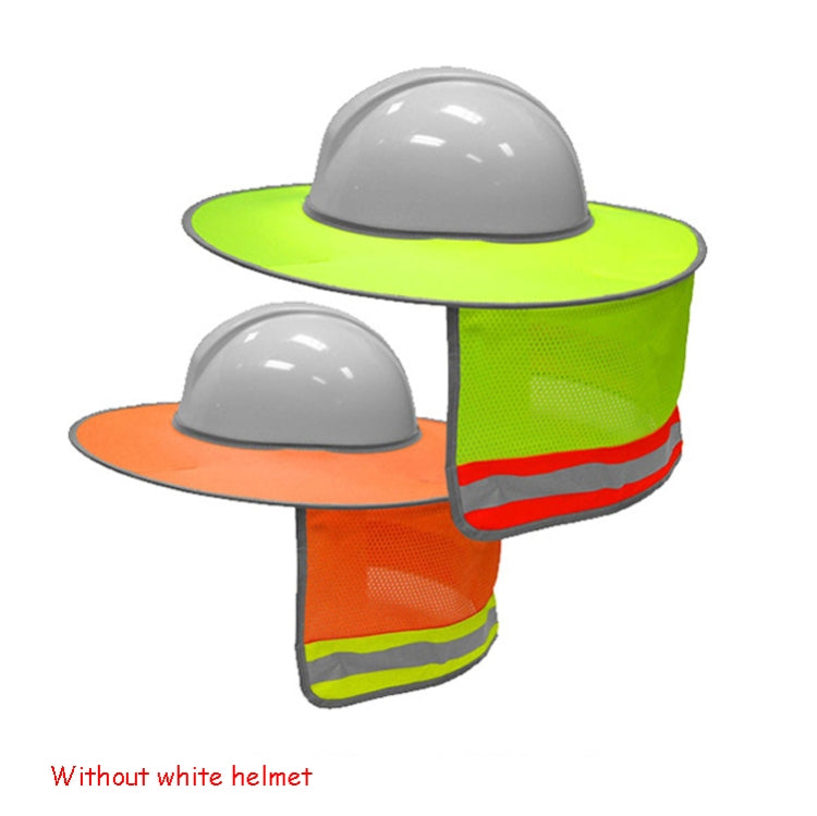 Construction Site Outdoor Construction Foldable Reflective Safety Sun Hat, One Size