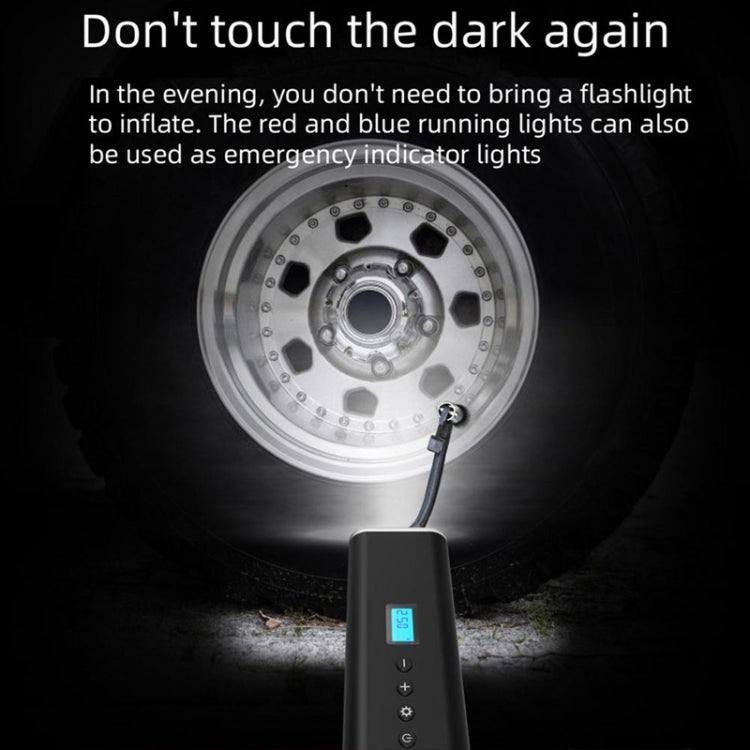 H68 Handheld Mini Wireless Smart Car Inflator Pump Portable Multifunctional Tire Air Pump, H68 Wireless