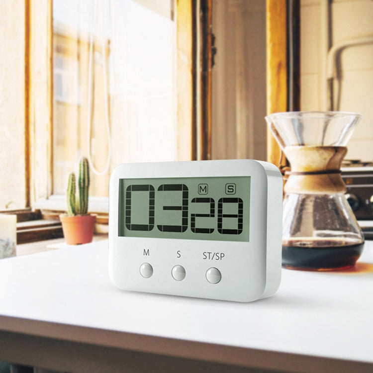 118S LCD Digital Display Countdown Timer Large Screen Kitchen Timer, 118S