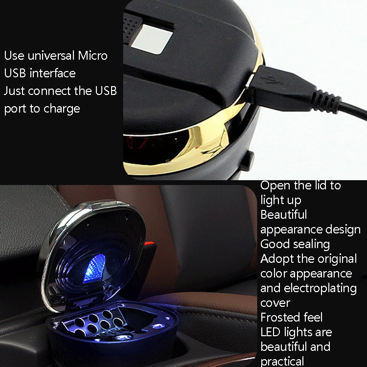 N09C Car Ashtray With Lamp And Cover Car Ashtray, N09C