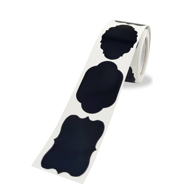 PVC Removable Waterproof Sticker Kitchen Decoration Blackboard Label, 55x35mm
