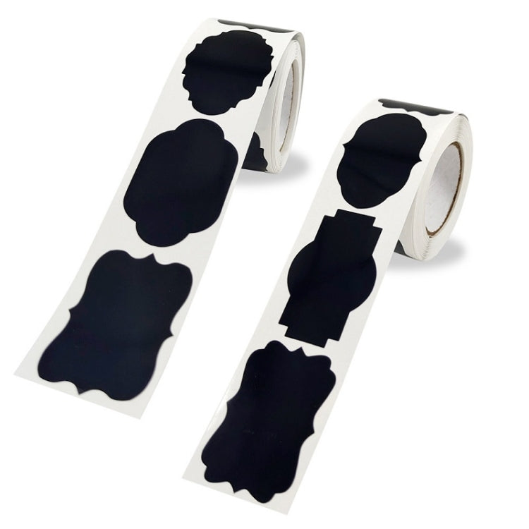 PVC Removable Waterproof Sticker Kitchen Decoration Blackboard Label, 55x35mm