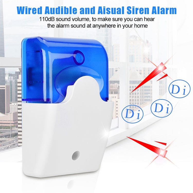 LY-103 Sound And Light Alarm Emergency Call For Help Connection Type Alarm, Specification: 220V (Red)