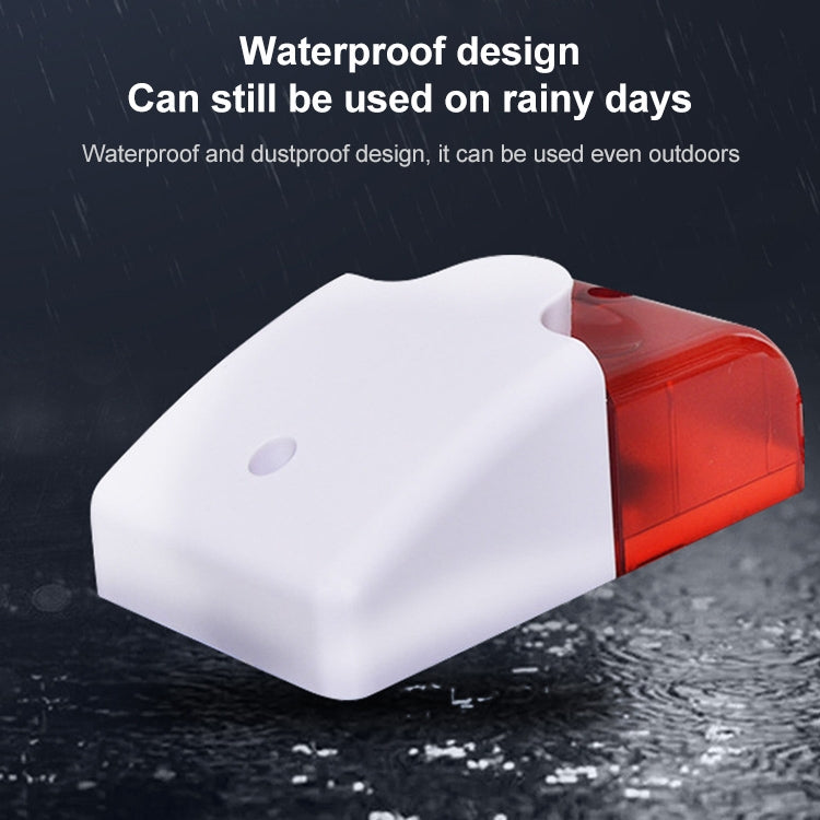 LY-103 Sound And Light Alarm Emergency Call For Help Connection Type Alarm, Specification: 12V (Red)