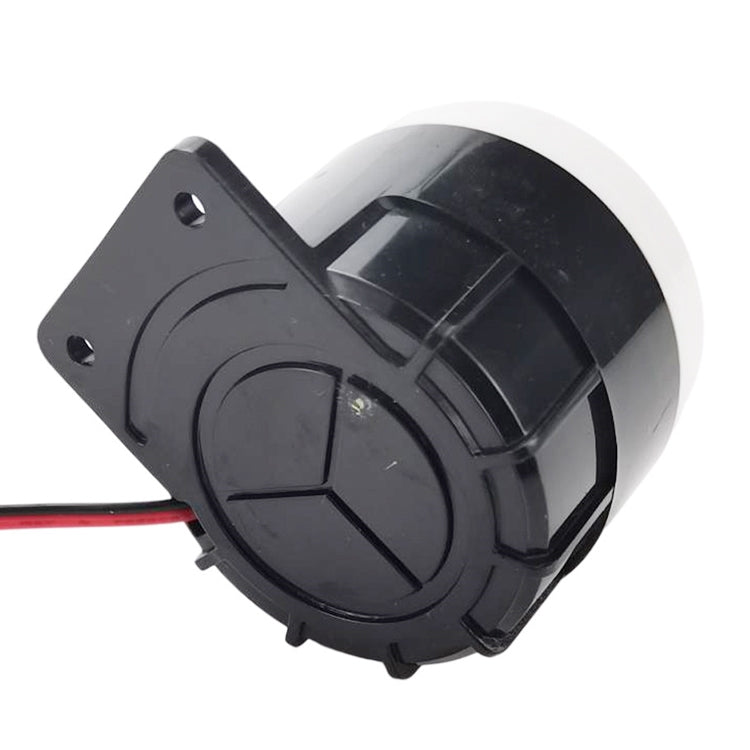 BJ-1K High-Decibel Active Buzzer Dual Audio Electronic Siren Alarm Wall-Mounted Anti-Theft Buzzer, Voltage: 220V(Red White Black)