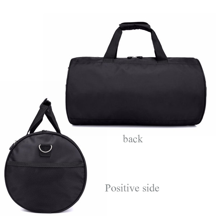 Leisure Sports Fitness Bag Men And Women One-Shoulder Diagonal Portable Cylindrical Travel Bag, Large, Small