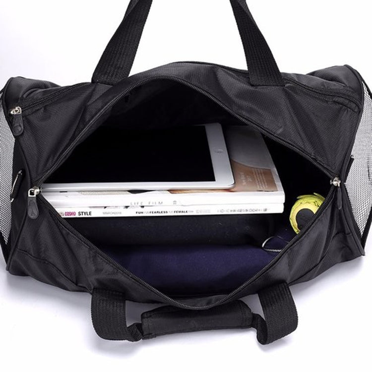 Leisure Sports Fitness Bag Men And Women One-Shoulder Diagonal Portable Cylindrical Travel Bag, Large, Small