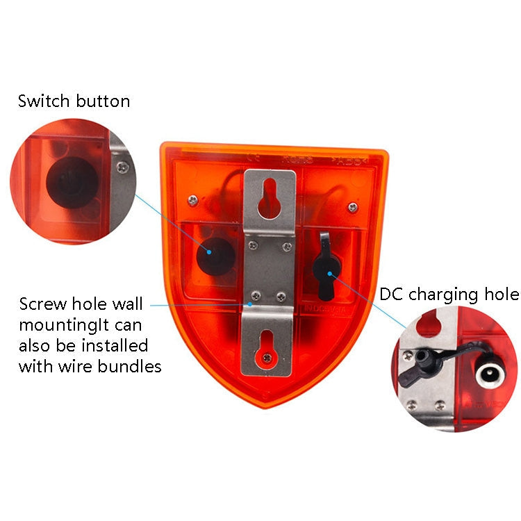 N911M Solar Animal Repeller Outdoor Sound And Light Alarm, Specification: with Induction