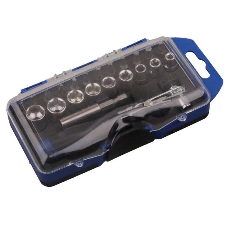 23 PCS / Set Sleeve Batch Quick Wrench Ratchet Screwdriver, 23 PCS / Set