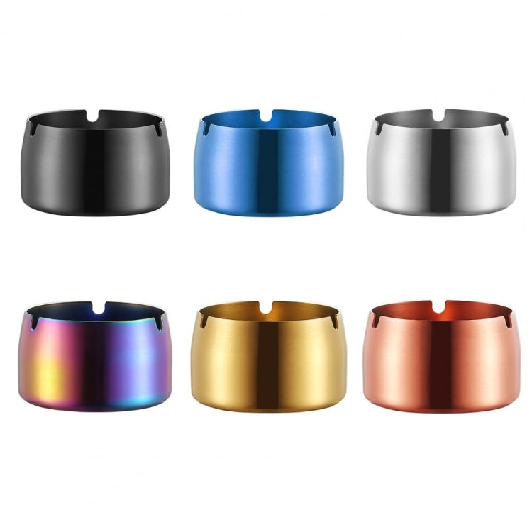 Thickened Stainless Steel Ashtray Windproof And Drop-Proof Ashtray, Small, Medium, Large, Extra Large