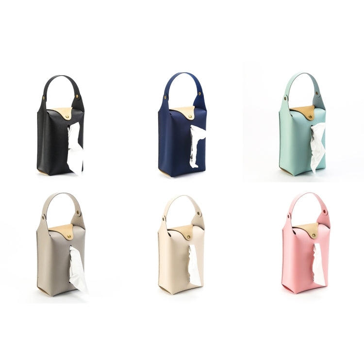 004 Suspended Car Hand Paper Towel Bag, Black, Royal Blue, Light Blue, Grey, Off White, Pink