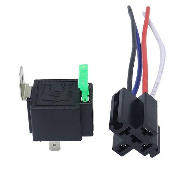 5 Sets JD2912 4 Pin Car Relay With Fuse, 12V, 24V