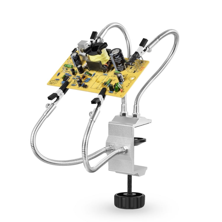 Four-Claw PCB Digital Repair Welding Station, SN4B-BK9 Black, SN4B-SY2 Silver, SN4B Black Tube Silver Clip