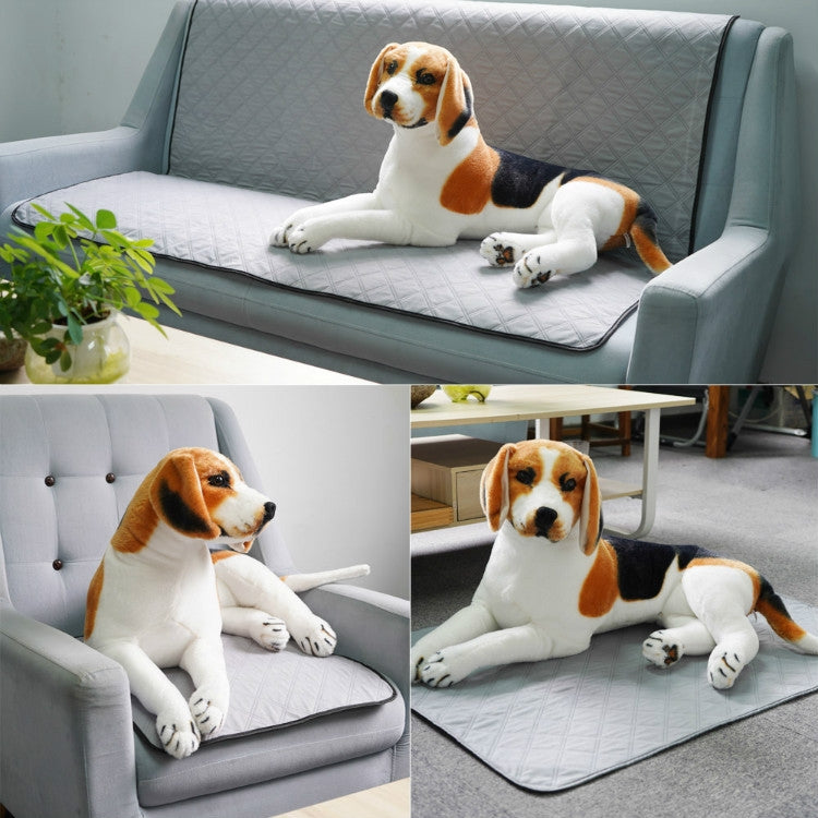 OBL0014 Can Water Wash Dog Urine Pad, Size:, S (Gray), M (Gray), L (Gray), S (Green), M (Green), L (Green), S (Bone Pattern), M (Bone Pattern), L (Bone Pattern), S (Brown), M (Brown), L (Brown), S (Deep Gray), M (Deep Gray), L (Deep Gray)