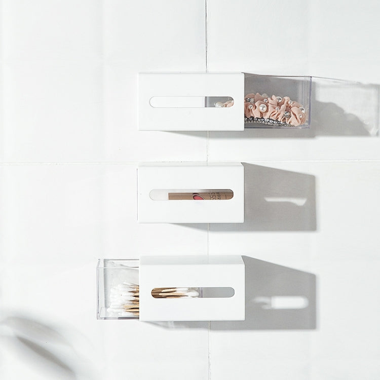 Left And Right Pull Wall Hanging Drawer Box Transparent Storage Box, Wall Hanging Drawer Box