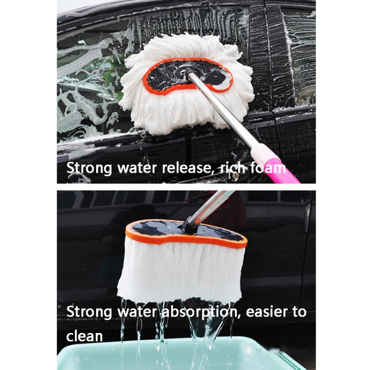 Extended Telescopic Soft Wool Car Washing Mop, Size:, 95cm, 125cm