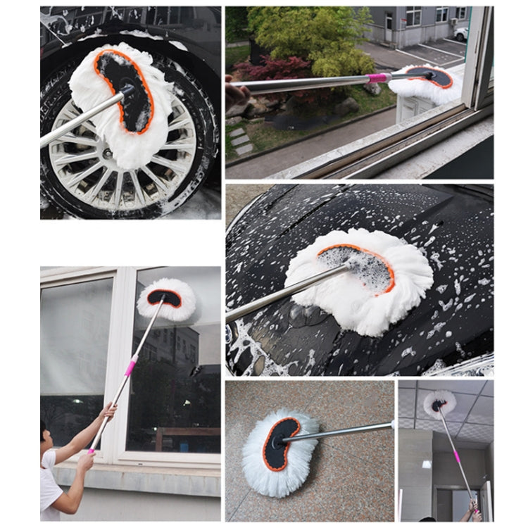 Extended Telescopic Soft Wool Car Washing Mop, Size:, 95cm, 125cm