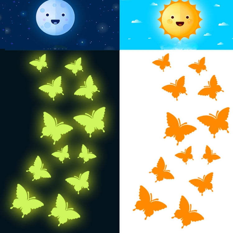 YG005 3D Stereo Butterfly Luminous Wall Sticker