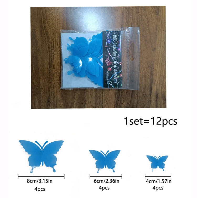 YG005 3D Stereo Butterfly Luminous Wall Sticker
